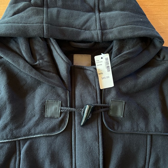 Reitman’s Coat, Black, BNWT (zipper, snap button & horn button closure) - Picture 4 of 5
